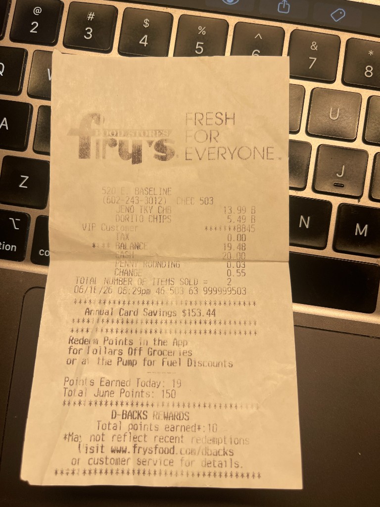Receipt image