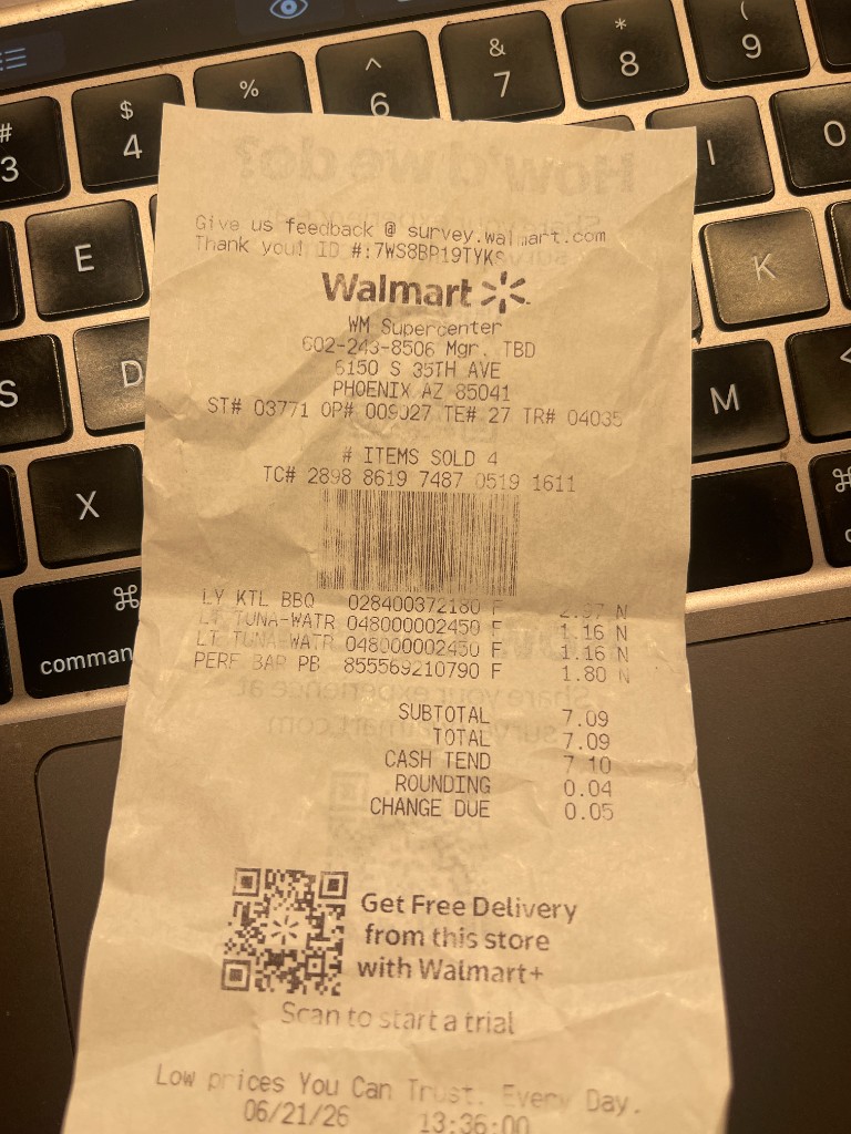 Receipt image