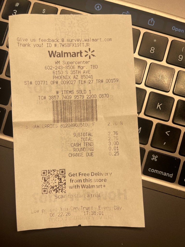 Receipt image