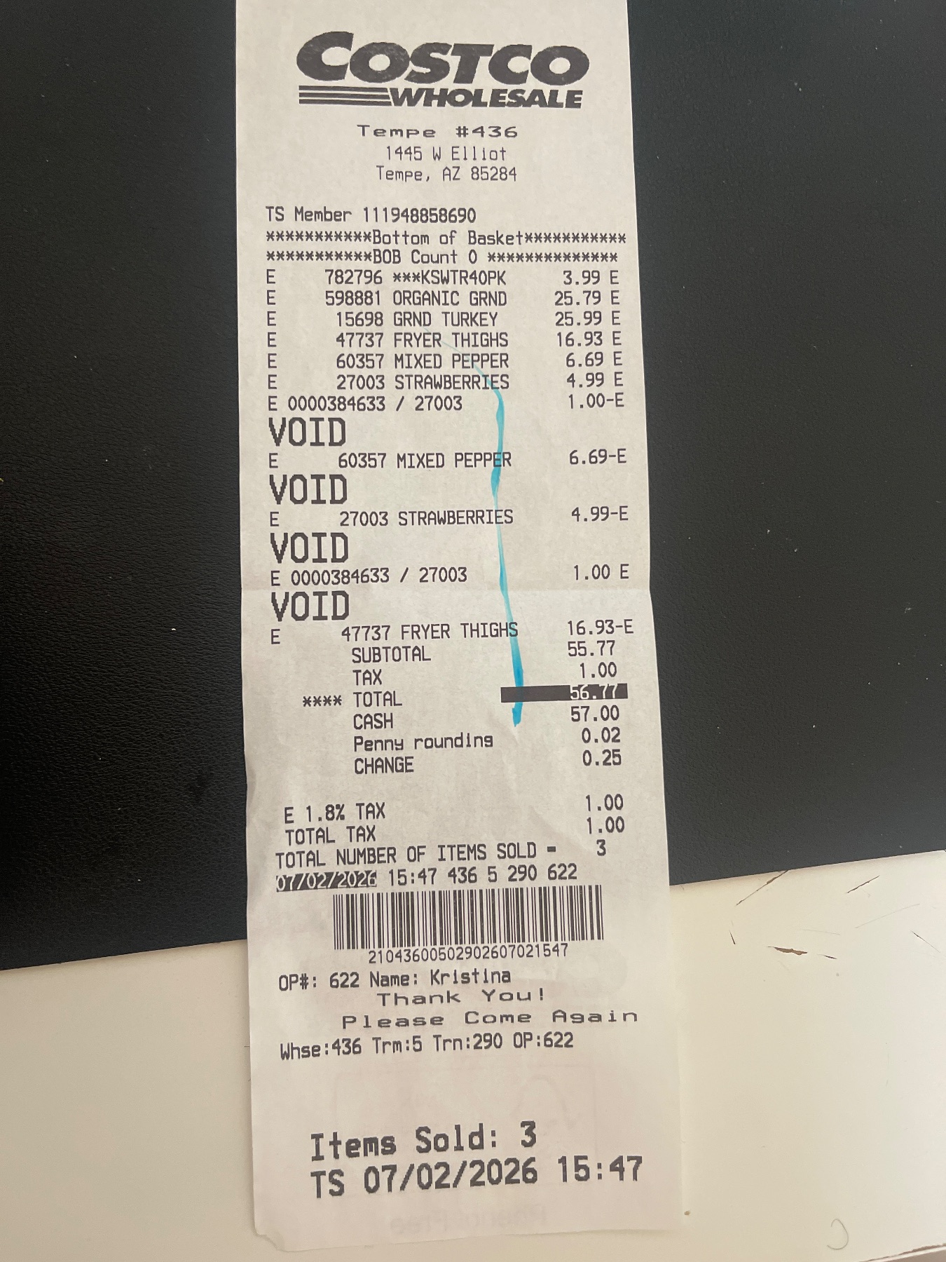Receipt image