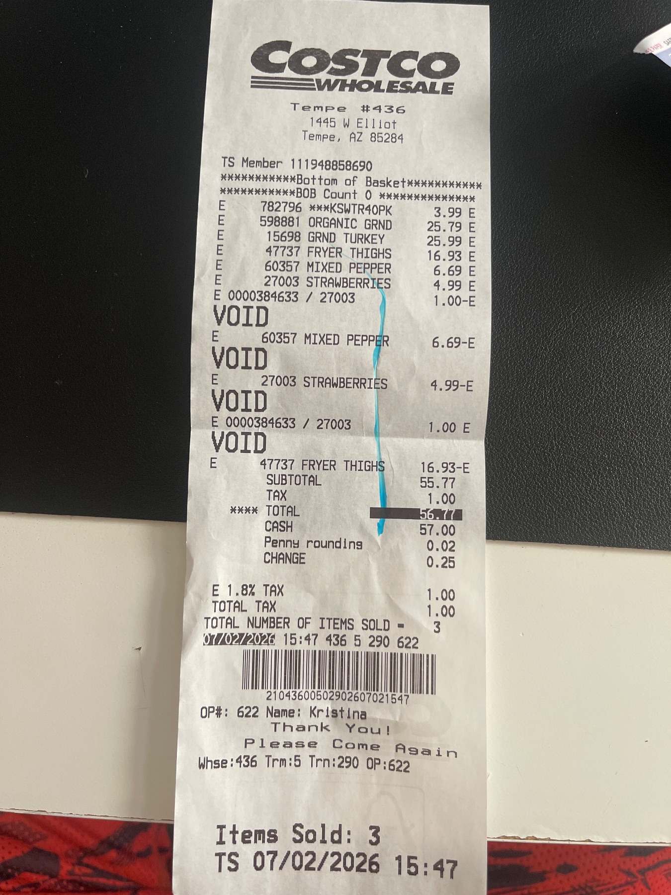 Receipt image