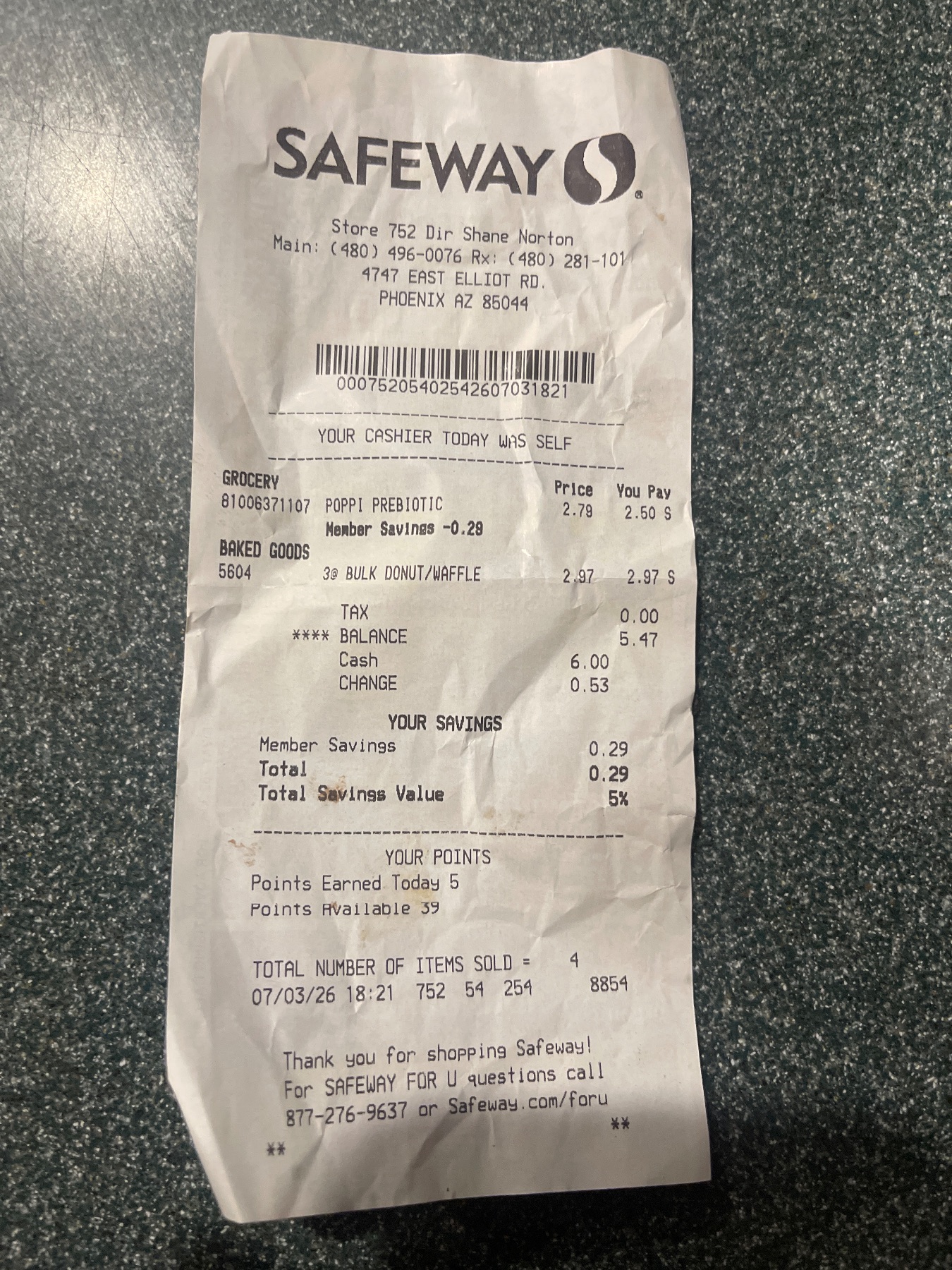 Receipt image