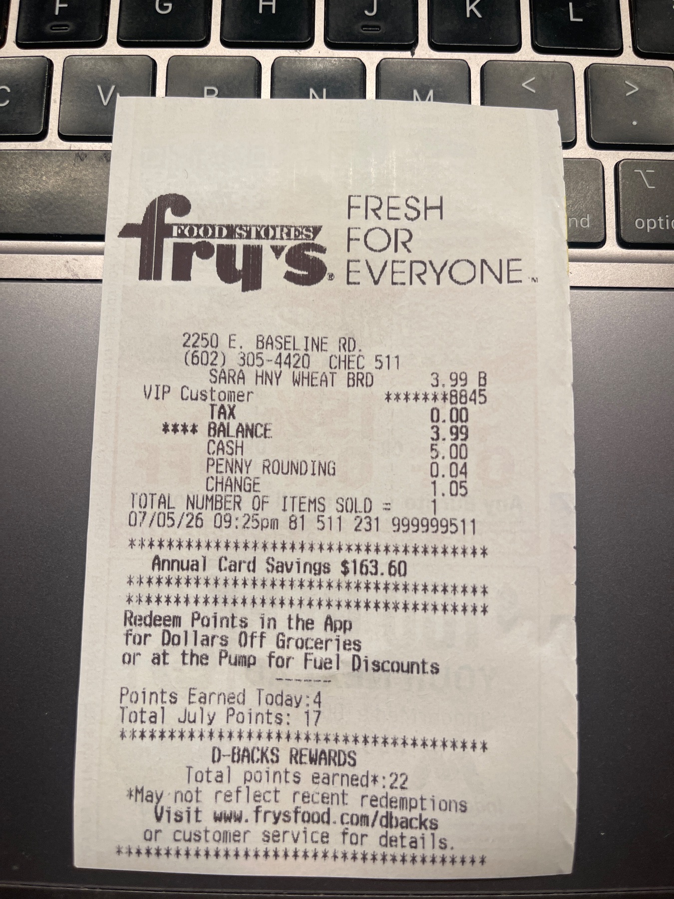 Receipt image