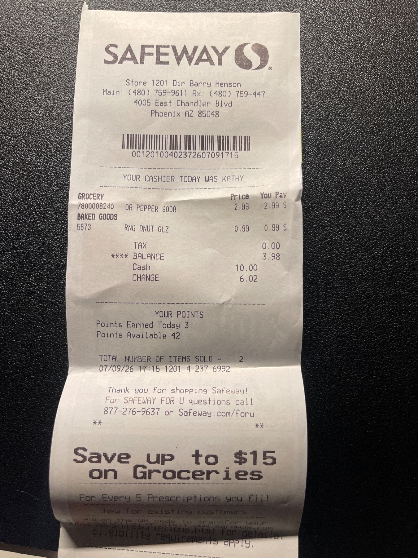 Receipt image