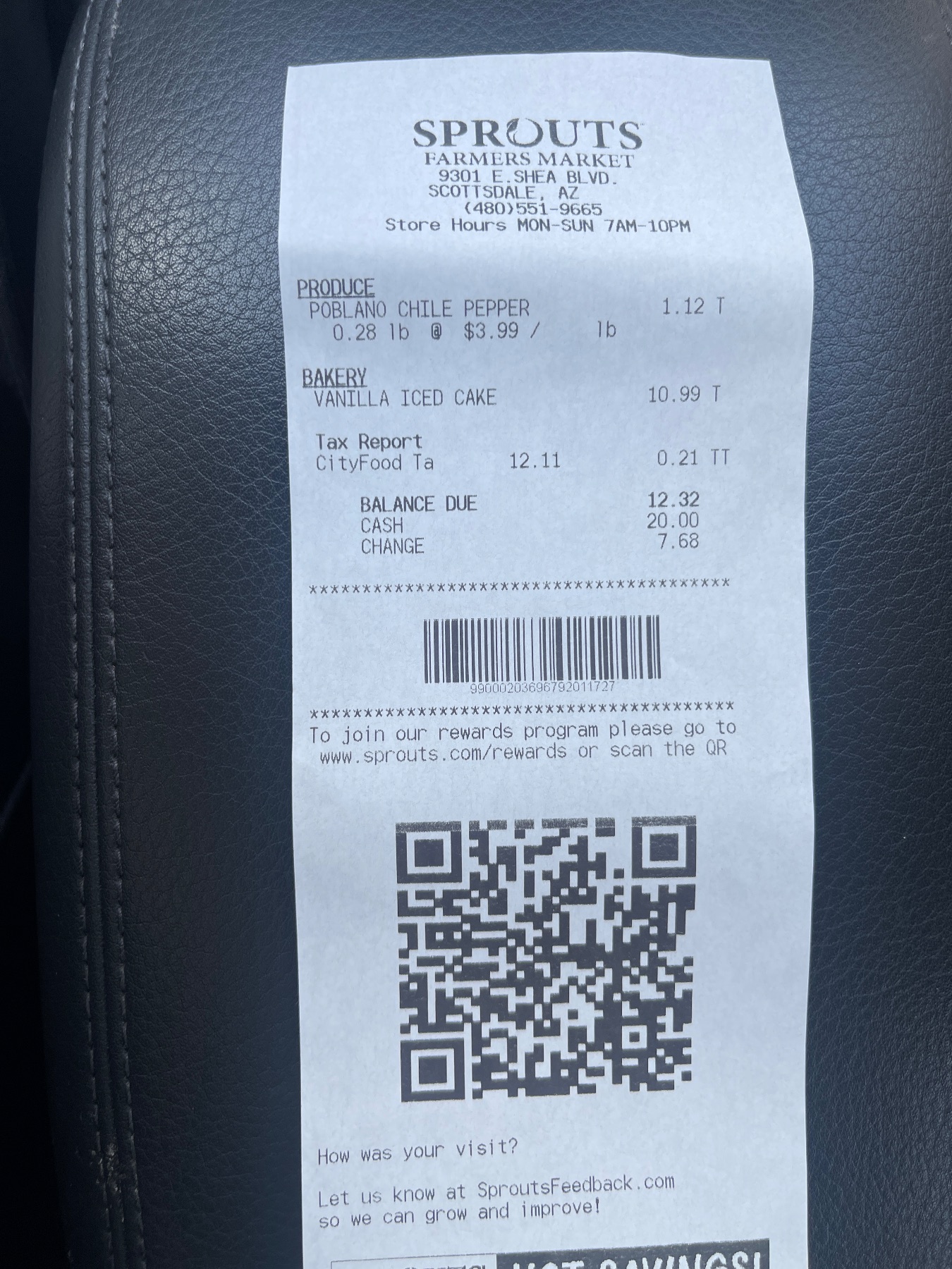 Receipt image