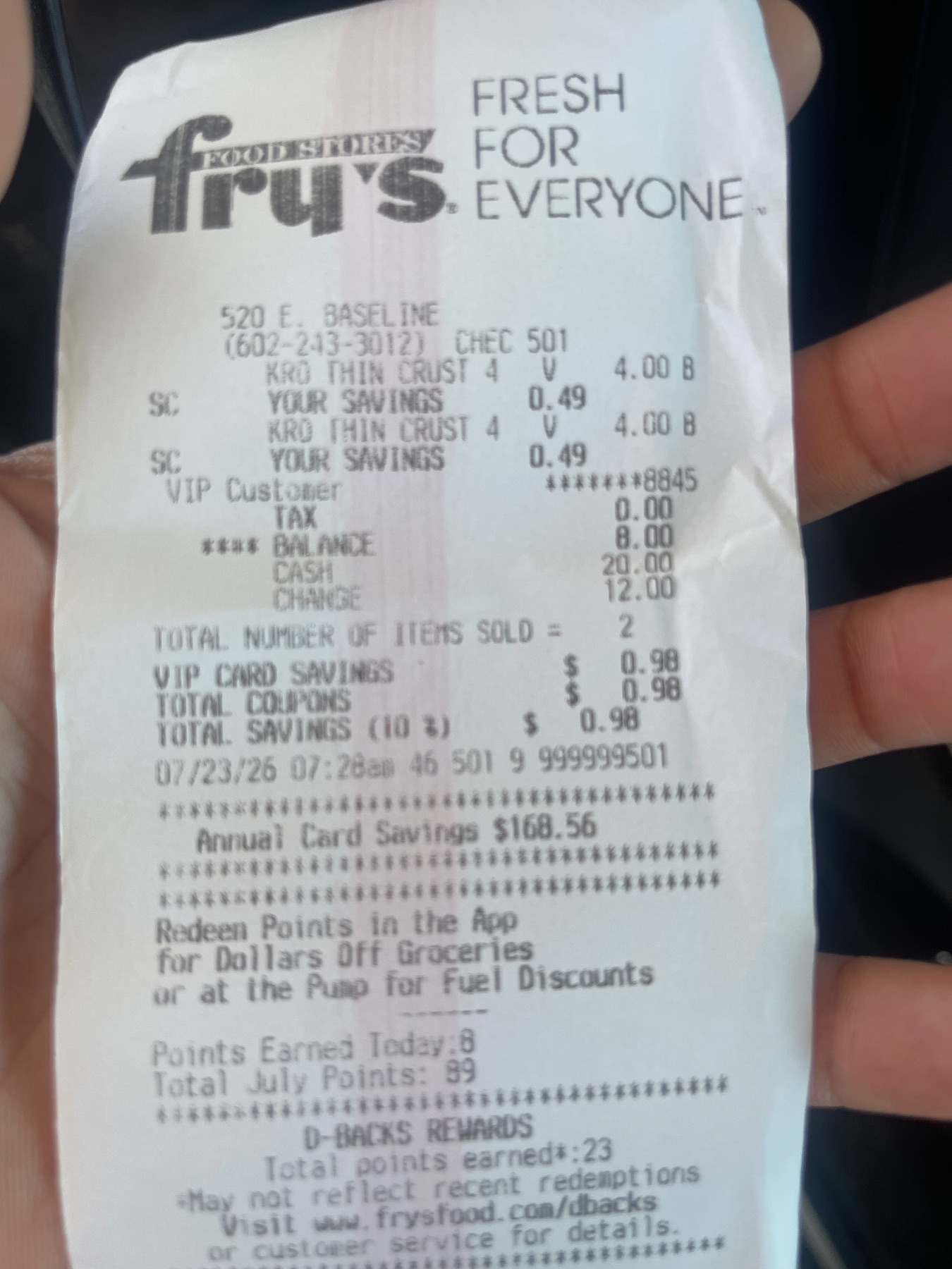 Receipt image