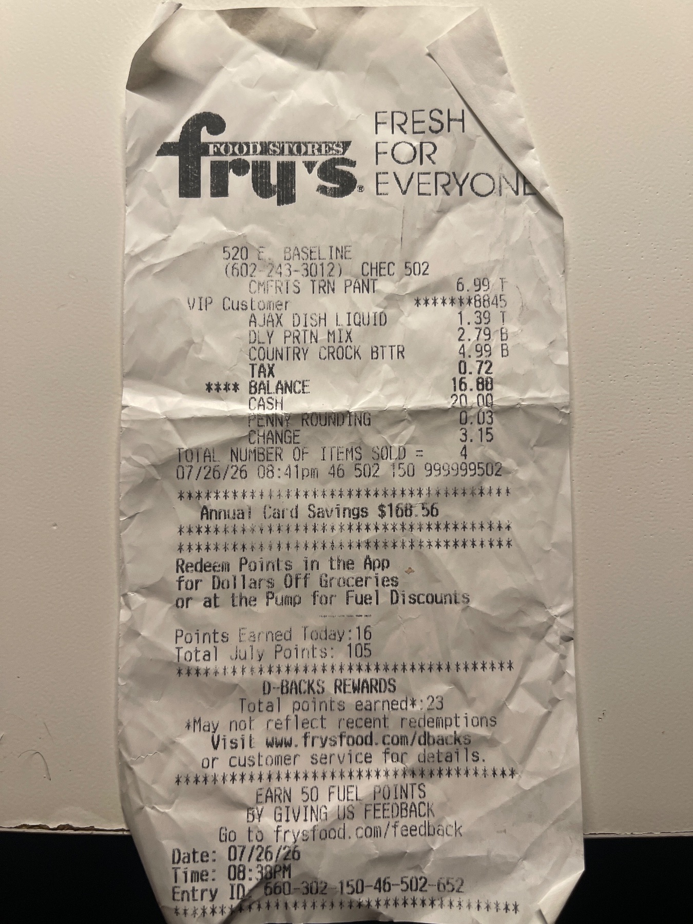 Receipt image