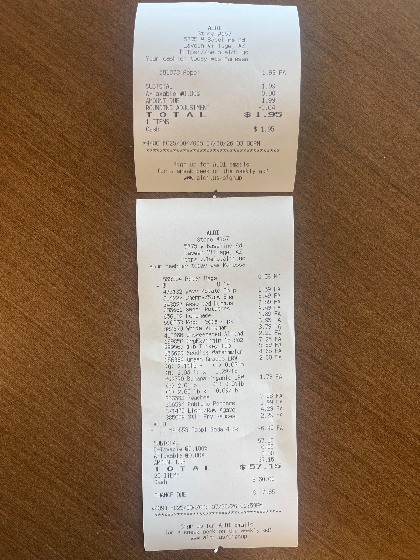 Receipt image