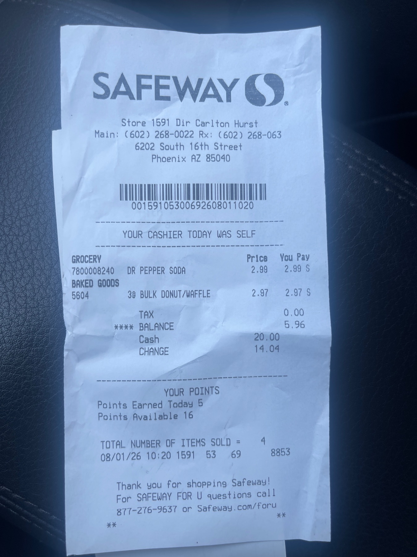 Receipt image