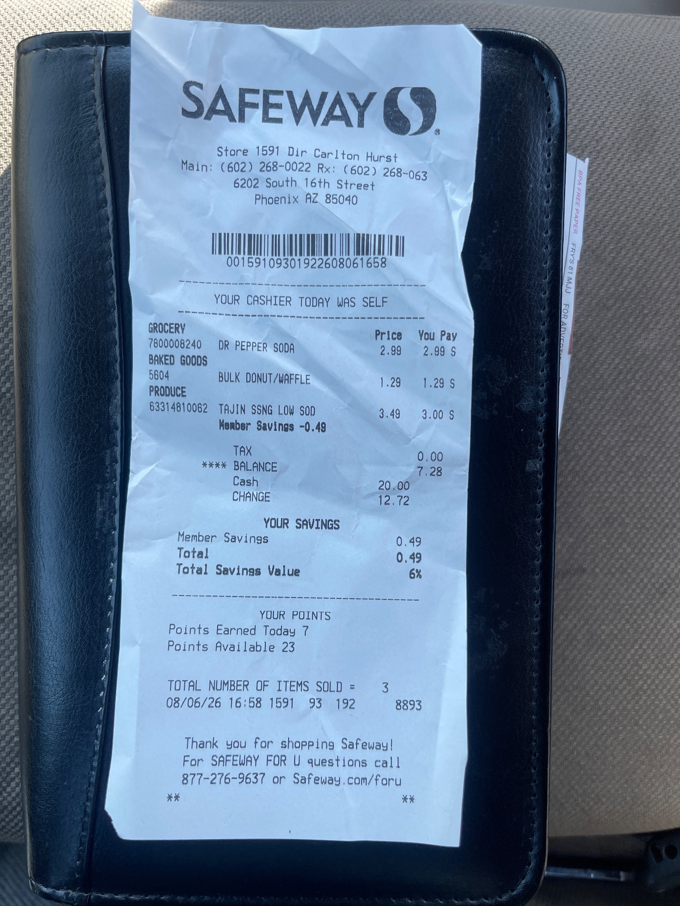 Receipt image