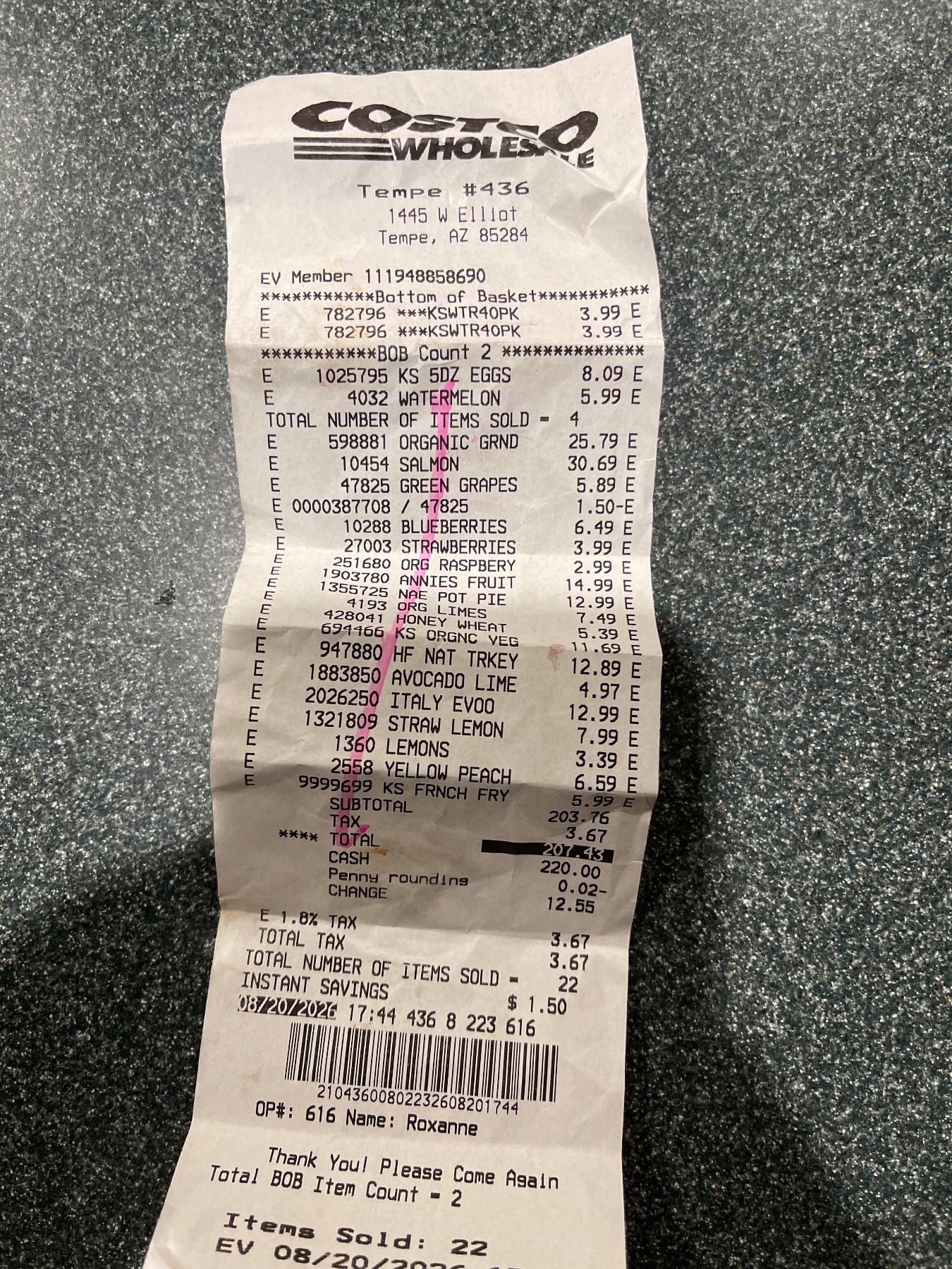 Receipt image