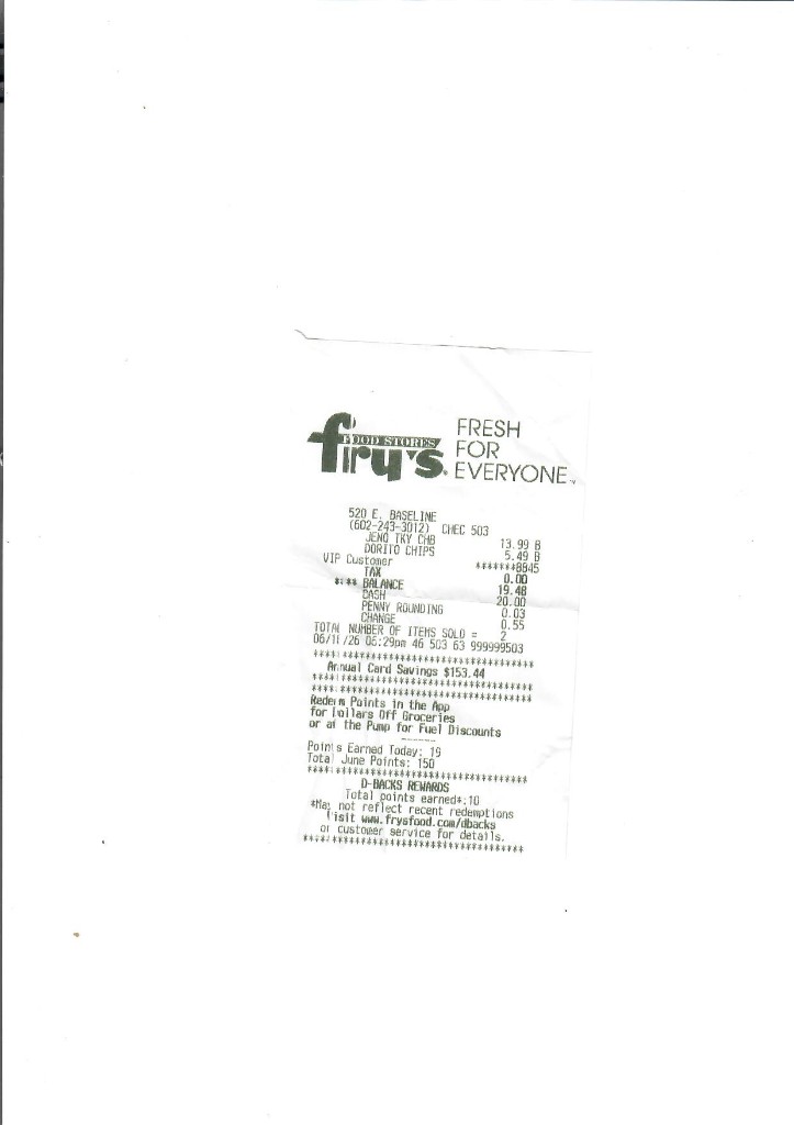 Receipt image