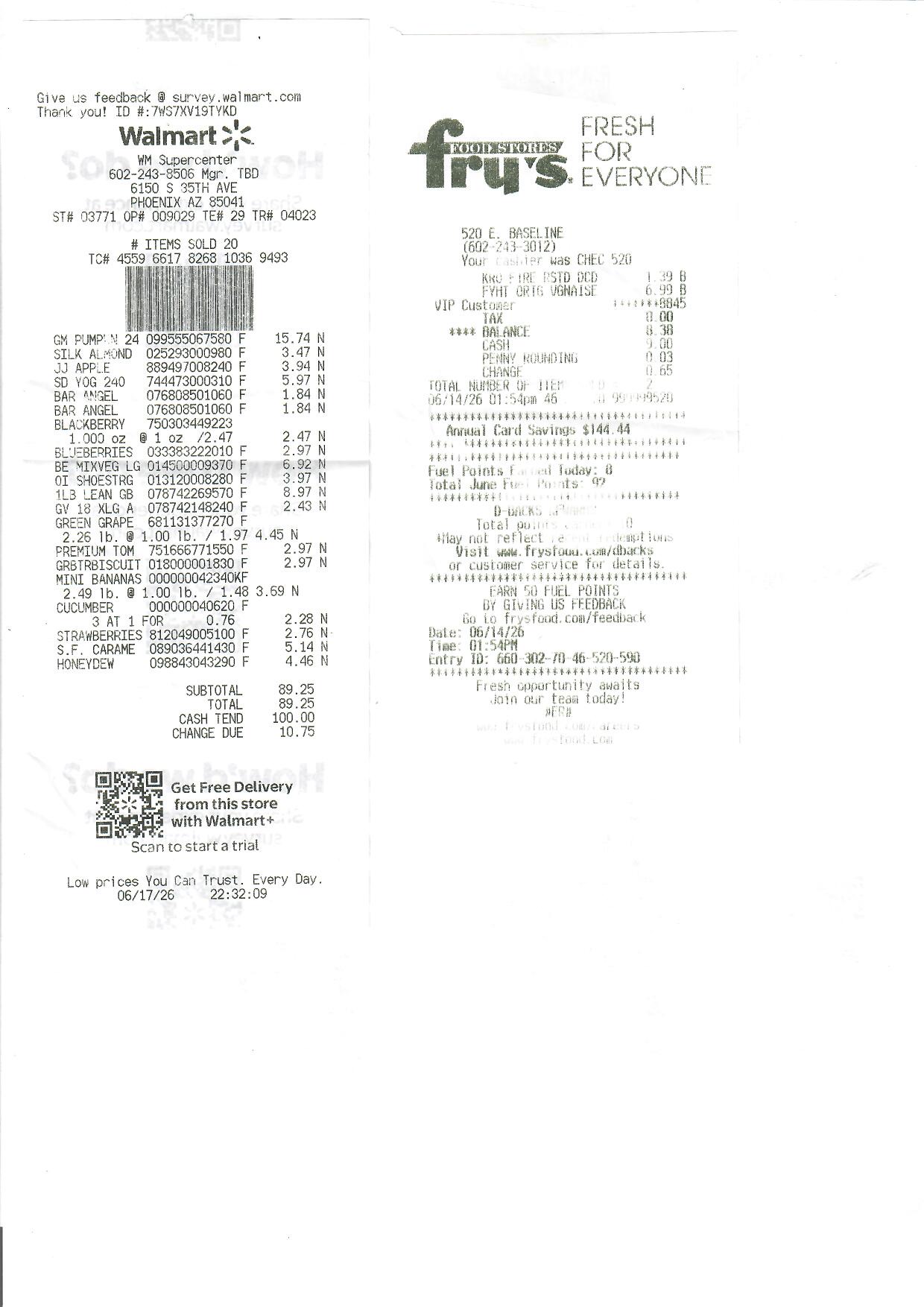 Receipt image